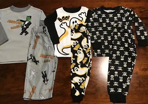 👻 HALLOWEEN LOT long johns pajamas boys 12-18m 18m 18-24m GYMBOREE NWT ++ 🎃 - Picture 1 of 5