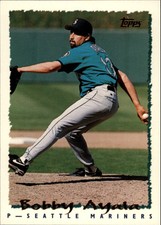 1995 Topps Seattle Mariners Baseball Card #193 Bobby Ayala