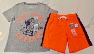 Toddler Boy Tee Shirt and Shorts Outfit Set "TACO BOUT AWESOME" 3T - Picture 1 of 1