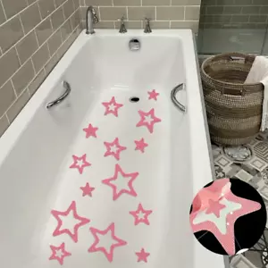 5 juegos de pegatinas antideslizantes estrella rosa baño ducha empuñadura antideslizante seguridad 15 un. - Imagen 1 de 2