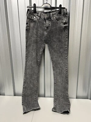 True Religion Billie Jeans. Mid Rise Straight. Grey. W29 L33. Unisex. Y2k. VGC - Image 1 of 4