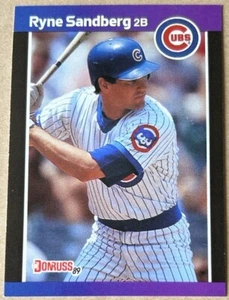 RYNE SANDBERG HOF 1989 DONRUSS Card #105 NM-MT Condition - Picture 1 of 2