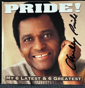 CHARLIE PRIDE PERFECTLY AUTOGRAPHED CD COVER. HAND-SIGNED. THE BEST ON EBAY! - Picture 1 of 1