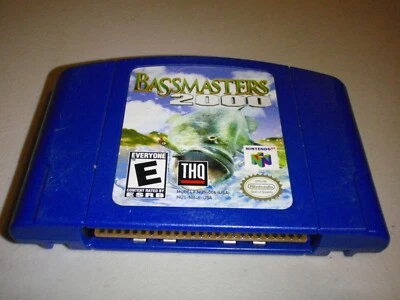 BASS Masters 2000 (Nintendo 64, 1999) N64 Juego Probado Auténtico Foto 1 de 2
