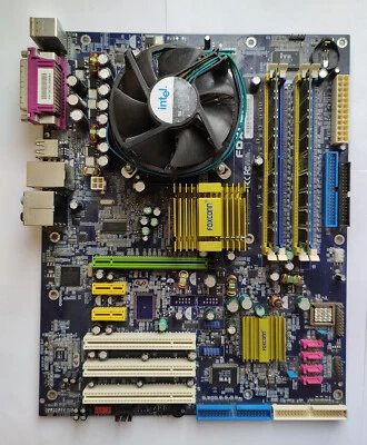 Foxconn 915A03-2.0-P-8KS Mobo with Pentium 640 3.2GHz CPU and 2GB RAM - Test OK! - Image 1 of 4