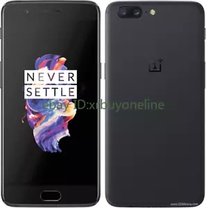 OnePlus 5T Dual SIM 4G Octa-core 5.5" 64GB /128GB ROM Black Android Smartphone - Picture 1 of 21