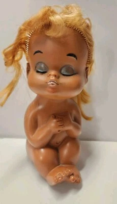 MUÑECA ATREVIDA Kitsch SASSY 9" De Colección Vinilo GRANDE Goma Años 70 Juguete Japón KwK Foto 1 de 4