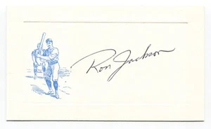 Ron Jackson Signed Card Autograph Baseball MLB Roger Harris Collection - Picture 1 of 2