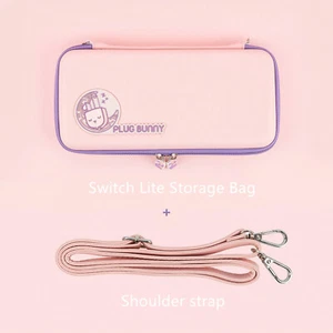 GeekShare Nintendo Switch Lite Travel Carrying Case with 8 game card slots Pink - Picture 1 of 12