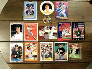 LOTE DE INSERTOS DE TARJETAS MARK McGWIRE (20), REGIONALES, ERROR DONRUSS, MONEDA TOPPS - Imagen 1 de 2