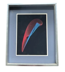 Vintage Turner MCM Siebdruck Serigrafie Druck OVP Art Warped Space Neon Grafik - Bild 1 von 10