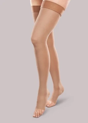 Ease Opaque Open-Toe Thigh High 20-30mmHg Compression Short Size M - Image 1 of 4