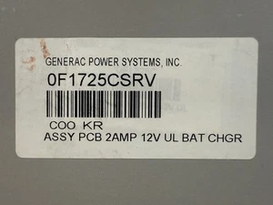 Neu Generac 0F1725CSRV Batterieladegerät - Bild 1 von 13