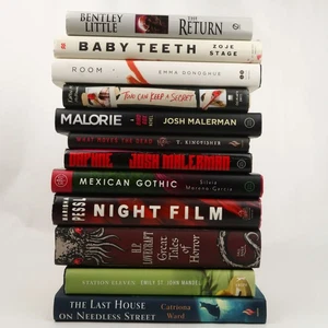 12 Book Horror Novel Lot (What Moves the Dead, Mexican Gothic, Station Eleven) J - Picture 1 of 7