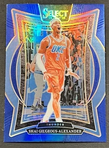 2024-25 Select Basketball SHAI GILGEOUS-ALEXANDER Concourse Blue Prizm #36 - Picture 1 of 2