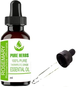 Aceite esencial 100 % puro y natural de romero de hierbas puras Rosmarinus Officinalis - Imagen 1 de 30