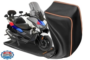 FJWDSC Cubierta Completa Cerrada Moto Impermeable Exterior/Interior S - Imagen 1 de 5