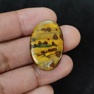 28.80 Cts Natural Cabochon Nellite Pietersite Necklace Supply 31X20X5 MM - Picture 1 of 6
