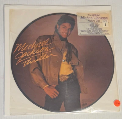 The Official Michael Jackson Picture Disc.- Thriller (1983) Epic 8E8-38867 - NEW - Image 1 of 4