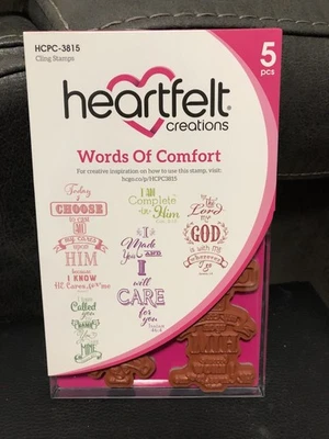 Sello adhesivo palabras de confort de Heartfelt Creations Foto 1 de 2