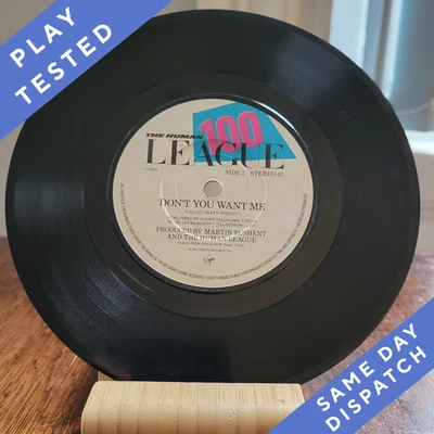 The Human League – Don't You Want Me (1981)  - 7" Vinyl Single - VG+ - Free P&P - Image 1 of 4