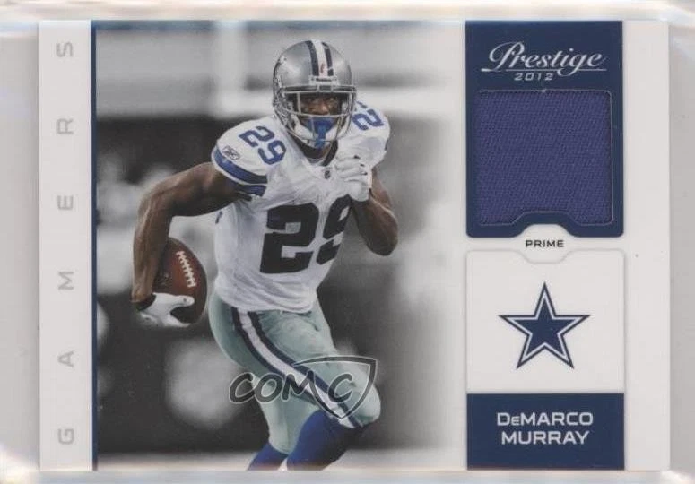 2012 Playoff Prestige Gamers Materials Prime DeMarco Murray #63 - Image 1 of 2
