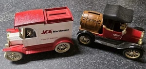Ertl True Value 1918 Ford Model "T" Runabout & ACE Hardware Model T Van Banks - Picture 1 of 13