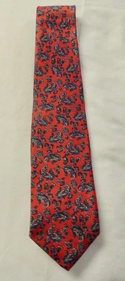 Corbata de seda vintage Austin Regent Street Londres Inglaterra PAISLEY Foto 1 de 4