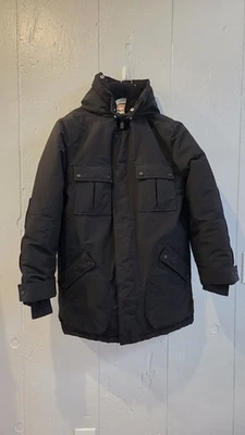 HUNTER Womens Parka Coat Hooded Black Heavyweight Medium Winter Outdoor  - Image 1 of 4