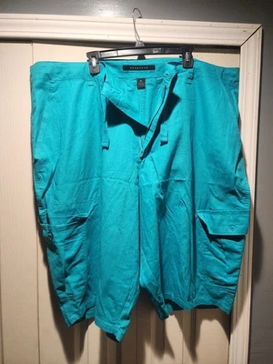 Pantalones Cortos Sean John Classic Flight Cargo Para Hombre 48B Verde azulado Ligeros Foto 1 de 3