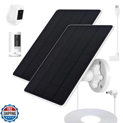 Ring Camera Solar Panel, Compatible with Ri ng Stick Up Cam Battery, Ring Spo - Image 1 of 4