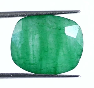 Colombian Green Emerald 7.55 Ct Natural Cushion Loose Gemstone Certified T8621 - Bild 1 von 6
