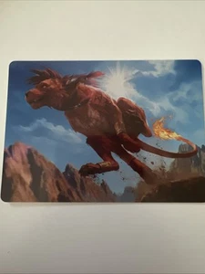MTG Red XIII, Proud Warrior Art Card - Art Series: FINAL FANTASY 30/53 NEAR MINT - Picture 1 of 2