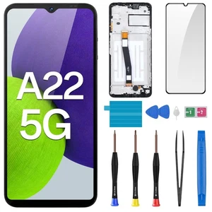 Screen Replacement for Samsung Galaxy A22 5G LCD Display Touch Digitizer Full... - Picture 1 of 6