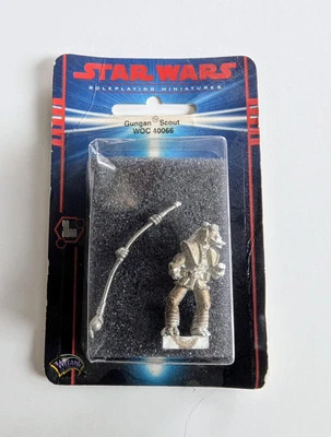 Star Wars Rol Play Miniatura Gungan Scout WOC 40066 Lucasfilm 2001 Foto 1 de 2