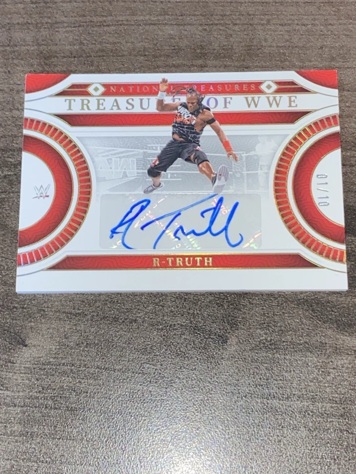 2024 Panini National Treasures of WWE R-Truth Signatures Auto /75 Ron Killings - Image 1 of 2