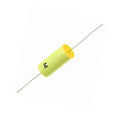 Illinois Capacitor 0,01uF 630V, condensatore poliestere assiale, 103MWR630K - Immagine 1 di 2