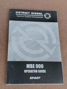 Detroit Diesel MBE 900 Motor Operators Guide 2007 OEM - Bild 1 von 4