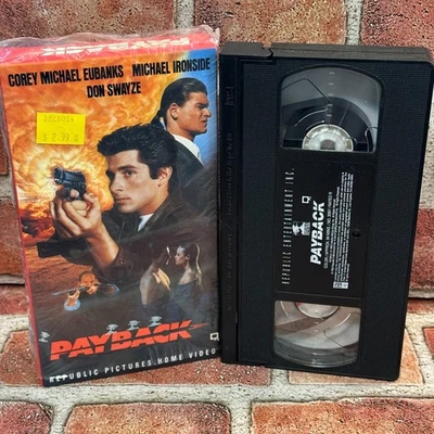 Payback VHS Used Corey Michael Eubanks Michael Ironside Don Swayze 1995 Action - Imagem 1 de 3