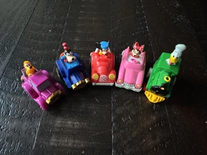 Giocattoli Happy Meal McDonald's 1988 Vintage Disney Pull Back Cars Set 5 Topolino - Foto 1 di 7