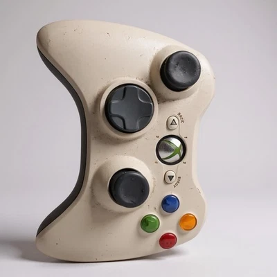 Official Microsoft Xbox 360 White Wireless Controller Untested - Image 1 of 3