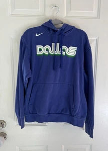 Dallas Mavericks Nike City Edition Essential Fleece Hoodie - Rush Blue - Herren S - Bild 1 von 7