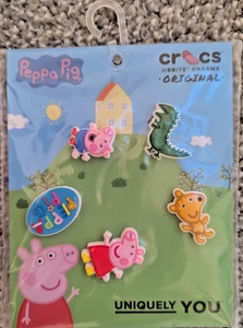 Crocs Jibbitz Peppa Pig 2 Colorful Charms OEM Factory Sealed 0-day Shipping. - Picture 1 of 2