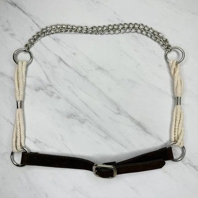 Brown Faux Suede Chain and Rope Belt Medium (M) Womens Mixed Material - Image 1 of 4