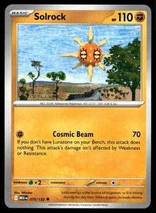 Solrock 075/132 Pokemon ME01: Mega Evolution Non Holo - Picture 1 of 2