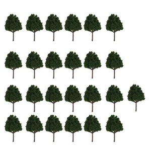 Pack of 25 1:150 OO Gauge Cypress Model Trees for Park Garden Building - Picture 1 of 7