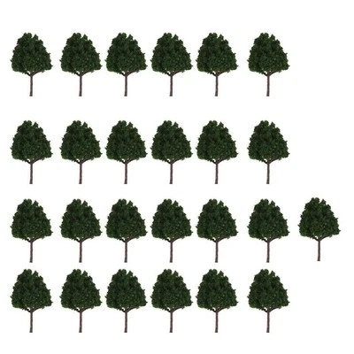 Pack of 25 1:150 OO Gauge Cypress Model Trees for Park Garden Building - Image 1 of 4