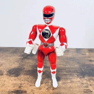 Vintage 1994 Red Power Ranger Karate Kick 8" Actionfigur Erstbesitz - Bild 1 von 7