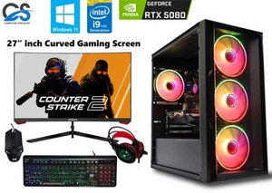 RTX Gaming PC Bundle Intel i9 14900KF / 64GB DDR5 / 16GB RTX 5080 / 1TB M.2 W11 - Picture 1 of 14