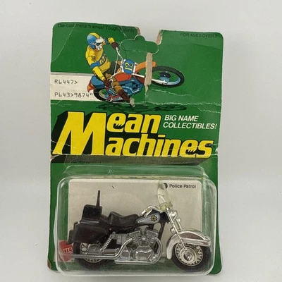 Motocicleta Mattel Mean Machines Police Patrol 1976 Foto 1 de 4